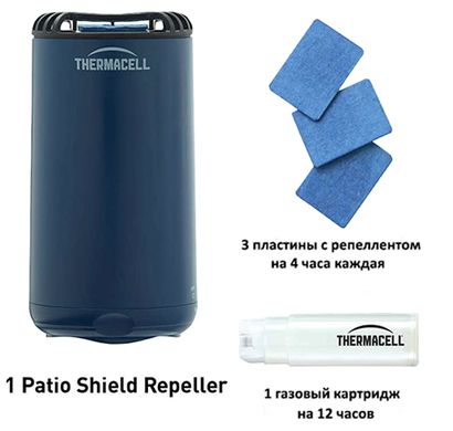 Устройство от комаров Thermacell Patio Shield Mosquito Repeller MR-PS ц:navy 1200.05.39 фото