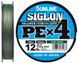 Шнур Sunline Siglon PEx4 (темно-зелений) 150м, 0.108 мм, 1.7, 6, 2.9