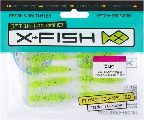 Силікон X-Fish Bug 2" (8 шт/уп) 1917.10.83 фото