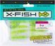 Силікон X-Fish Bug 2" (8 шт/уп), Chartreuse Green & Black Flake, 8 шт, 2"