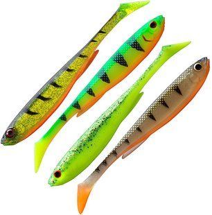 Силікон Daiwa Prorex Slim Shady Flash Set 75mm 3.3g (5 шт/уп) 15100-601 фото