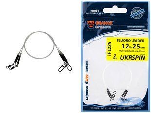 Поводок Ukrspin Orange Spinning Fluoro Sunline 30см 8кг(15lb)/0.4мм (2шт/уп) 1590.01.67 фото