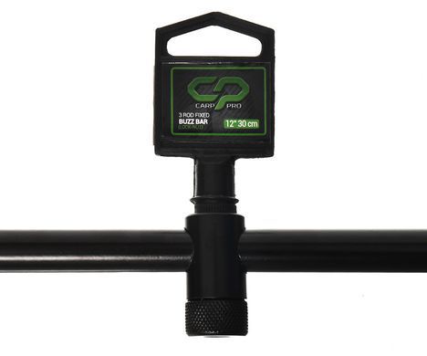 Буз-бар на 3 удилища Carp Pro 3 Rod Fixed Buzz Bar Lock-Nut 12" 30см CPJBB7035 фото
