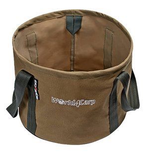 М'яке відро для підгодовування без кришки World4Carp Soft Bucket Coyote 14 л 1623107589 фото