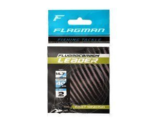Поводок флюорокарбоновый Flagman 0,65мм 40см 16,8кг (2шт) FF65168-40 фото