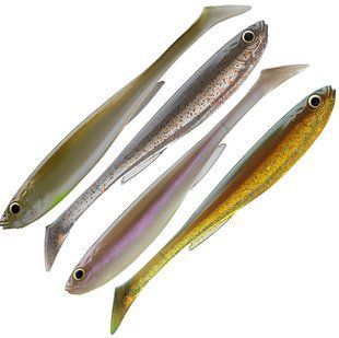 Силікон Daiwa Prorex Slim Shady Nature Set 105mm 8.0g (4 шт/уп) 15100-700 фото