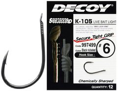 Крючок Decoy K-105 Live bait light 1562.03.44 фото