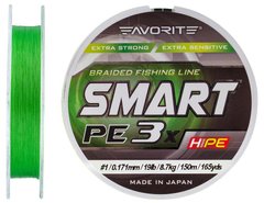 Шнур Favorite Smart PE 3x 150м (l.green) 1693.10.60 фото