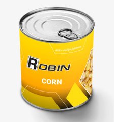 Кукуруза ROBIN "Натурал" 900 ml. ж/б