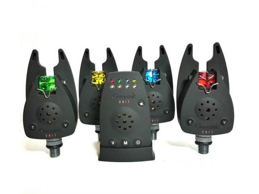 Набор сигнализаторов Prologic Unit Bite Alarm Set 4+1 разноцветный 1846.02.18 фото