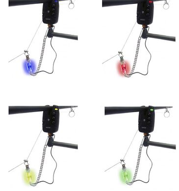 Набор сигнализаторов на велоцепочке с подсветкой SW33-4 1252155552 фото