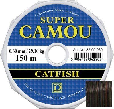 Волосінь Dragon Super Camou Catfish 0.40мм 300м 4633 фото