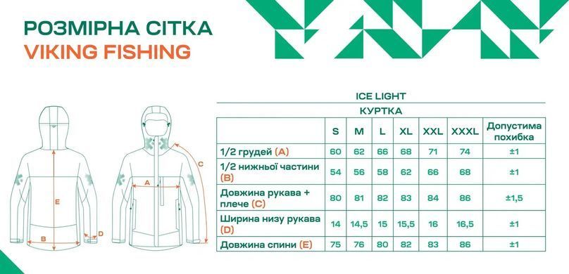 Куртка Viking Fishing Isen 150g 20K black/orange 1919.16.32 фото