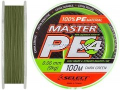 Шнур Select Master PE (темно-зеленый) 100м 1870.01.46 фото