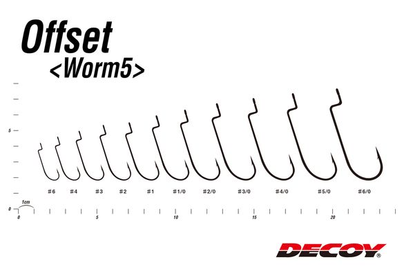 Крючок Decoy Worm5 Offset 1562.02.15 фото