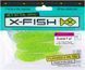 Силикон X-Fish Guddi Fat 3" (5 шт/уп), Chartreuse Green & Black Flake, 5 шт, 3"