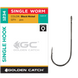Крючок GC Single Worm 1234BN, № 2, 6