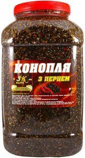 Зерновая смесь 3KBaits Конопля с Перцем (острая) банка 5л 1861.04.58 фото
