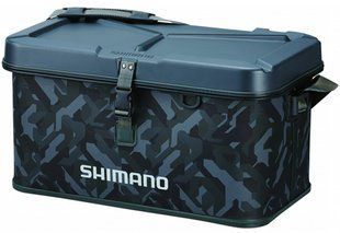 Сумка Shimano Hard EVA Tackle Boat Bag 27L 30x45x32cm ц:wave camou 2266.91.08 фото