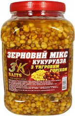 Зернова суміш 3KBaits Зерновий Мікс Кукурудза (з тигровим горіхом) банка 3л 1861.03.12 фото