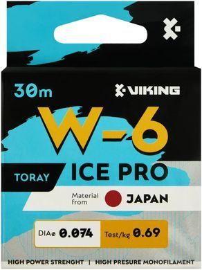 Волосінь Viking Fishing Ice Pro W-6 30m 1919.05.69 фото