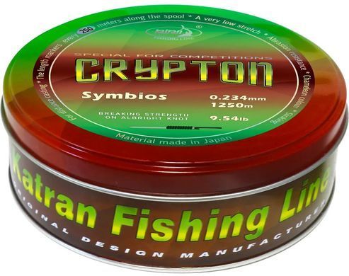 Волосінь Katran Crypton Symbios (neon/brown) 1000m 3500.00.29 фото