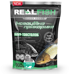 Прикормка Realfish Амур-Товстолоб Камиш RF 125 фото