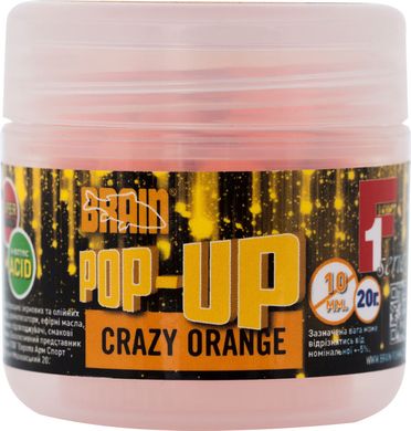 Бойлы Brain Pop-Up F1 Crazy Orange (апельсин) 1858.02.63 фото