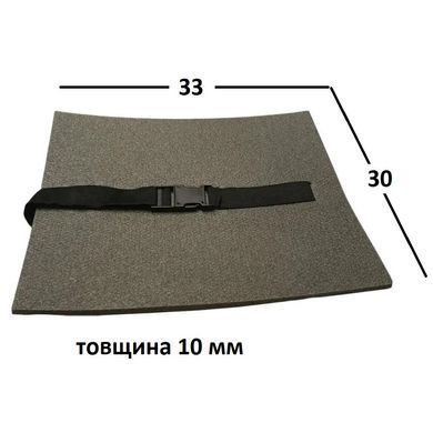 Туристична сидушка (пінопопа) 33х30 Grey 10 мм (SK0004) SK0004 фото