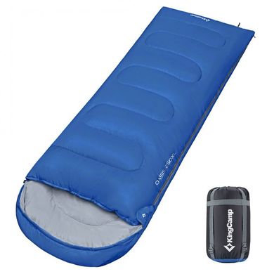Спальный мешок KingCamp Oasis 250XL(KS3222) (левая, blue) KS3222BL фото