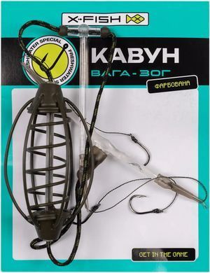 Оснастка X-Fish "Арбуз" крашенная 3 крючка 1917.08.69 фото