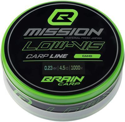 Леска Brain Mission Carp Line (Camo) 1000m 1858.58.82 фото