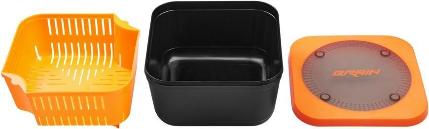 Емкость Brain Pellet/Bait box 170x170x90мм 1.87л (с ситом) 1858.47.96 фото
