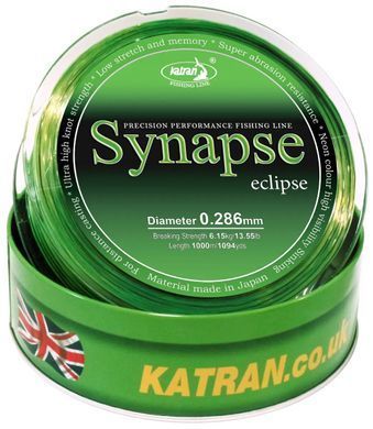 Леска Katran Synapse Eclipse (neon/black) 1200m 3500.00.23 фото