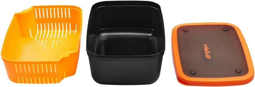 Емкость Brain Pellet/Bait box 260x180x90мм 3,0л (с ситом) 1858.47.97 фото
