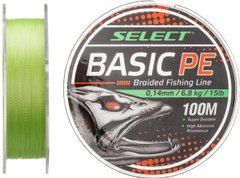 Шнур Select Basic PE 100m (салат.), 0.08 мм, 4
